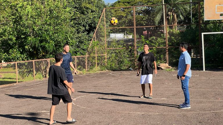 Prefeitura de Campo Grande reforma quadra poliesportiva do Coophafé