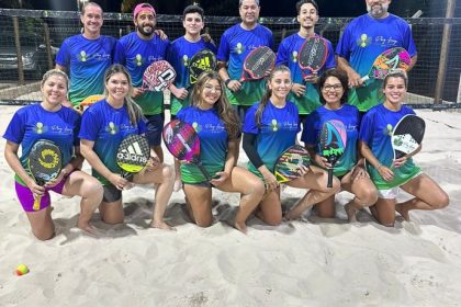 TL fecha etapa de circuito de Beach Tennis com duplas medalhistas