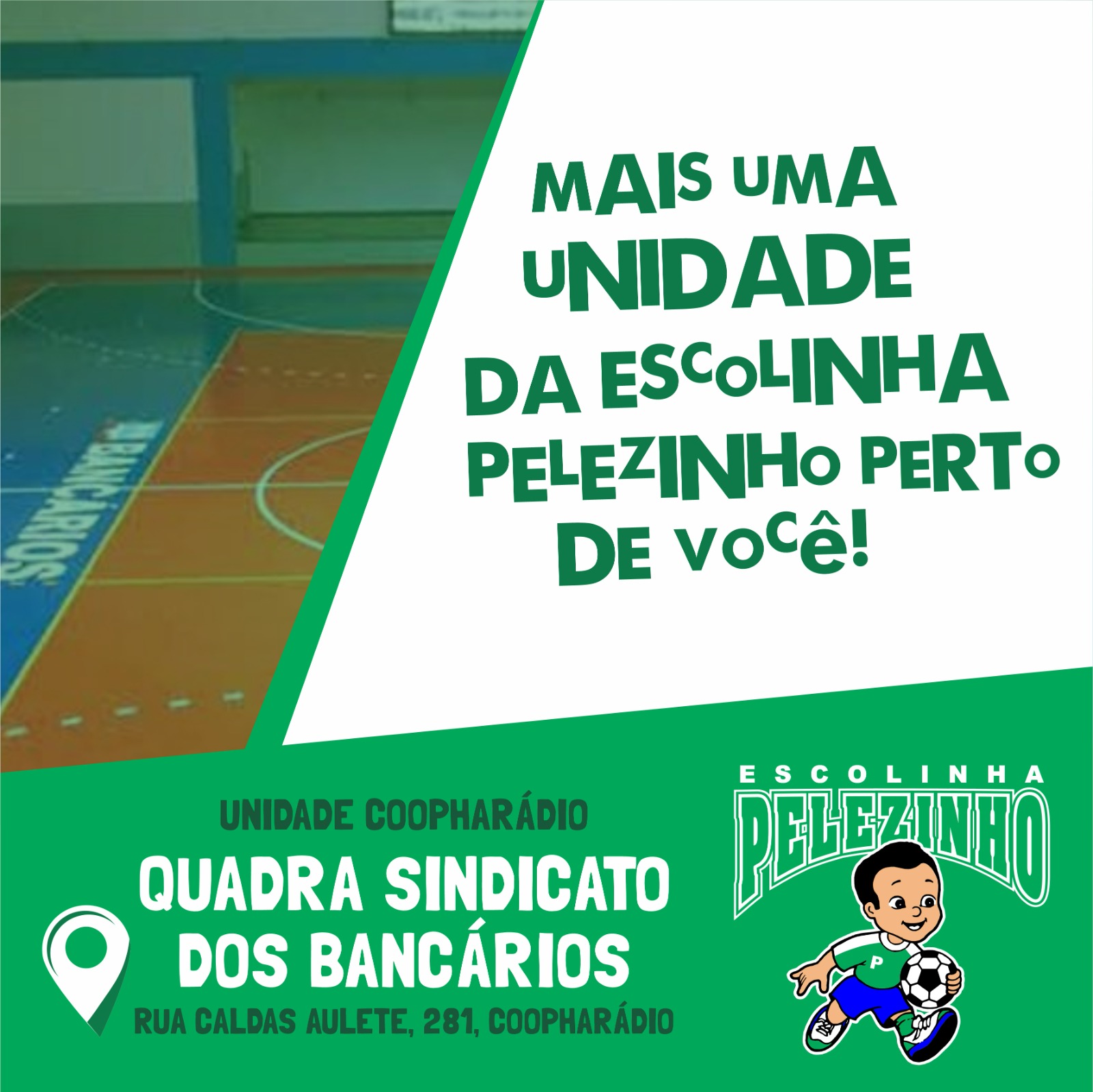 Escolinha Pelezinho inaugura sétima unidade em Campo Grande
