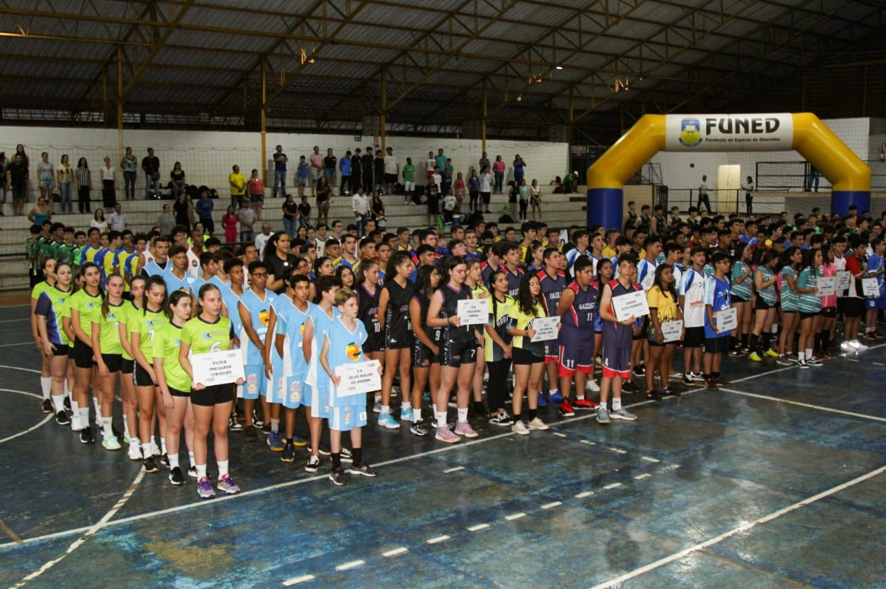 Jogos de Outono reúnem atletas de escolas estaduais de Dourados