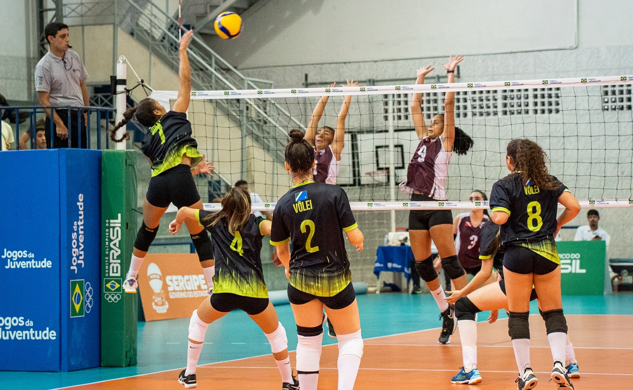 Etapa do voleibol de 15 a 17 anos abre os Jogos Escolares da Juventude