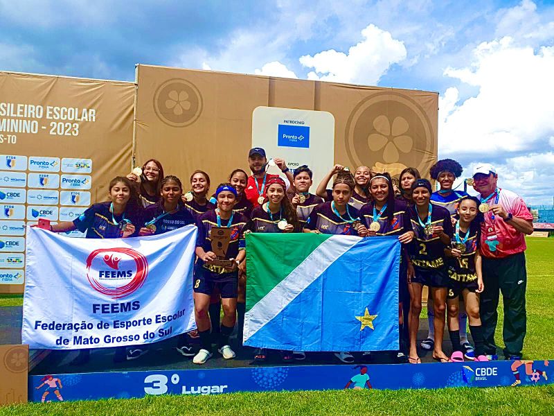 Escola de Aquidauana fica em 3º lugar no Brasileiro Escolar Feminino