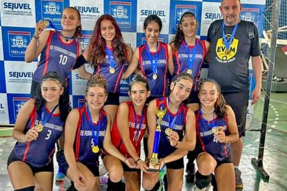 Atletas de Três Lagoas são campeãs dos JET’S 2023 de voleibol