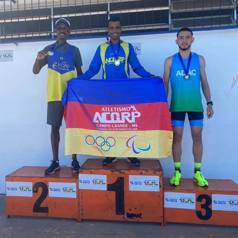 A ACORP/CG participou do Campeonato Estadual Loterias Caixa de Atletismo Adulto