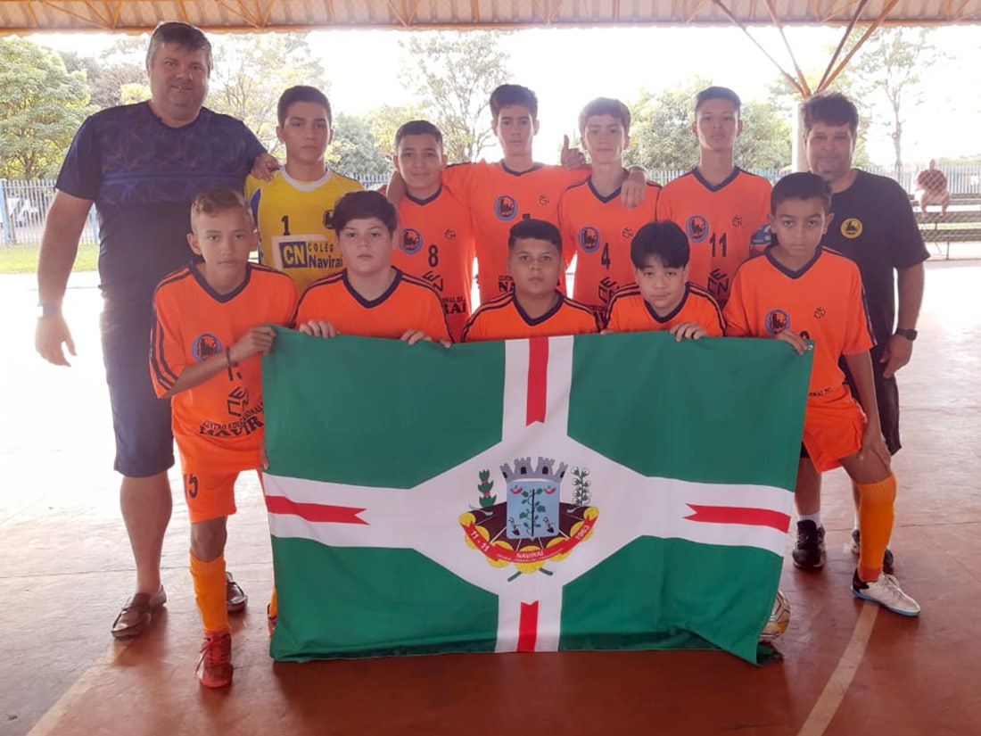 Naviraí vence Camapuã no futsal 12 a 14 anos dos Jogos Escolares