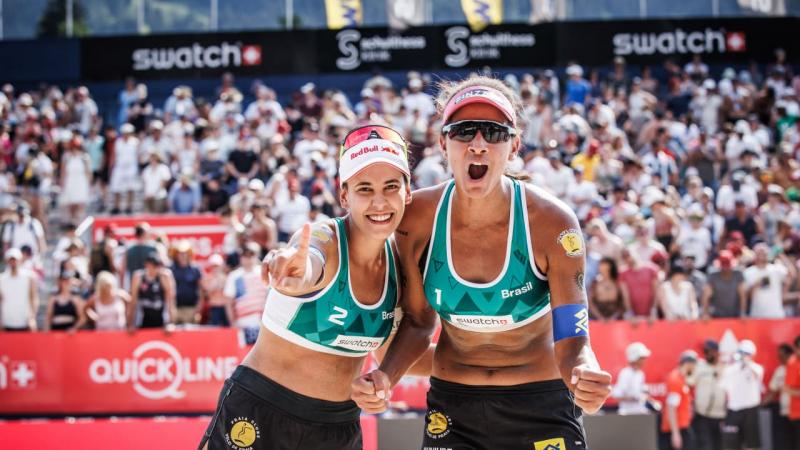 Duda e Ana Patrícia conquistam o título da etapa da Suíça do Circuito