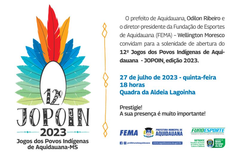 Prefeitura de Aquidauana volta a realizar os Jogos dos Povos Indígenas