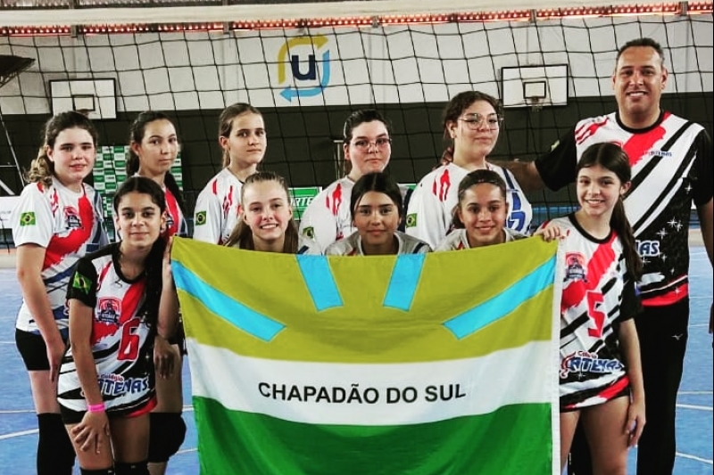 Equipe de vôlei de Chapadão do Sul participa do JEMS 2023