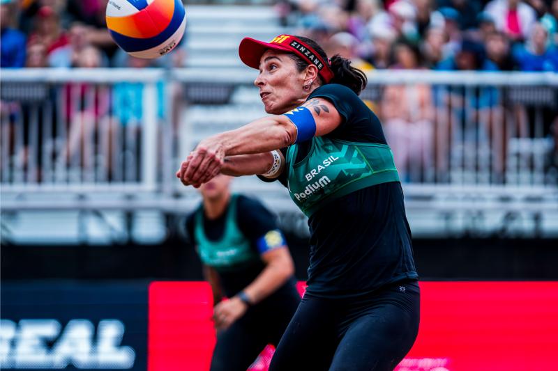Ágatha busca medalha na etapa de Hamburgo do Circuito de vôlei de praia
