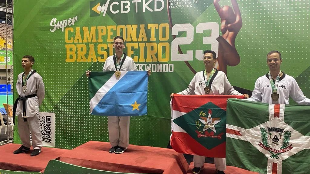 MS garante sete medalhas no Brasileiro de Taekwondo