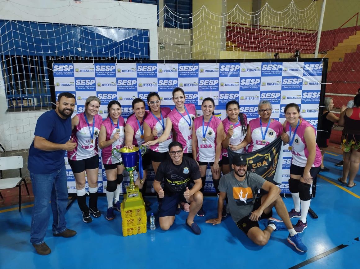 Escola EBA é campeã da 1ª Copa SESP Servidora Pública de Voleibol