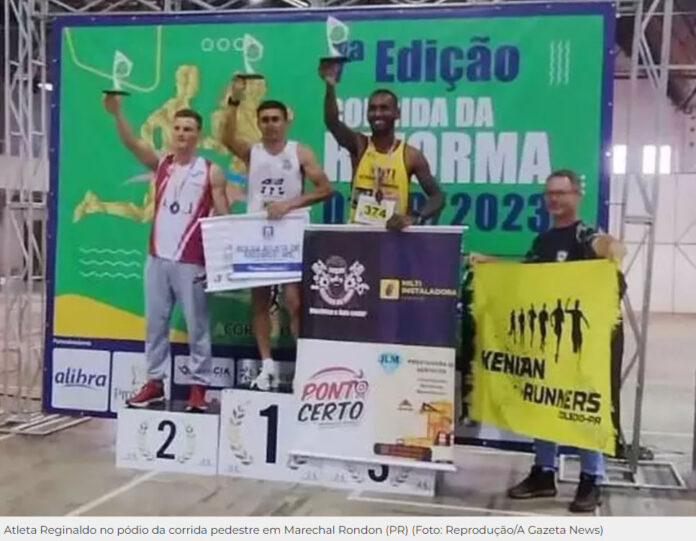 Com apoio da Setescc, atleta do MS ganha prova de corrida no Paraná