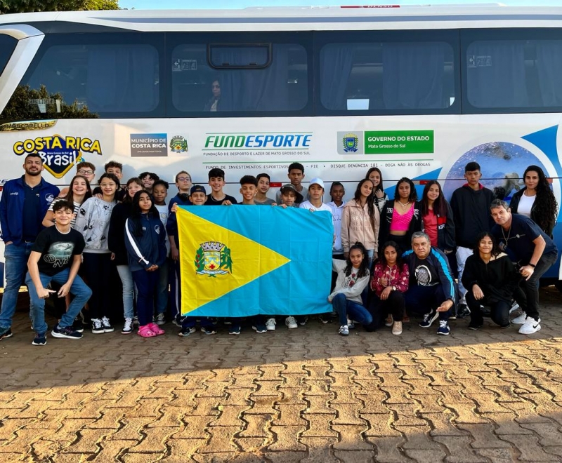 Costa Rica vai representar MS nos Jogos Escolares Brasileiros no DF