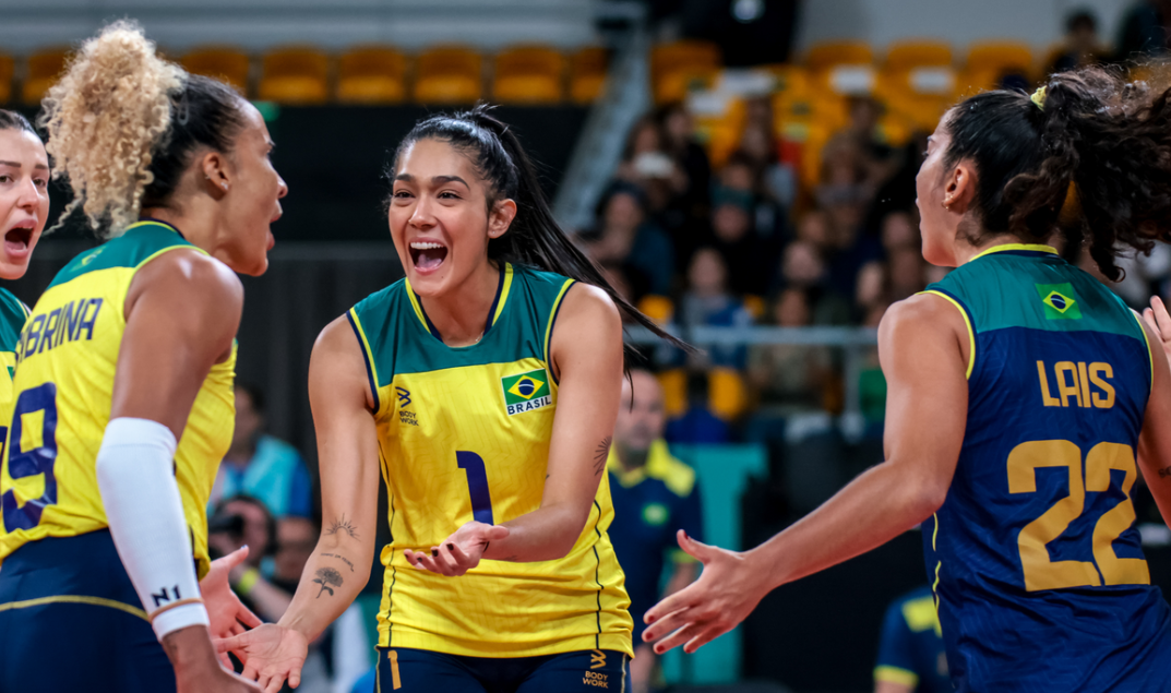 Pan-Americanos: Brasil bate Argentina e segue no vôlei feminino