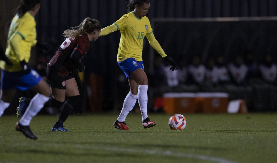 Seleção feminina perde para Canadá em segundo amistoso pós-Copa