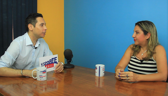 Esporte Ágil entrevista a jornalista Eva Regina