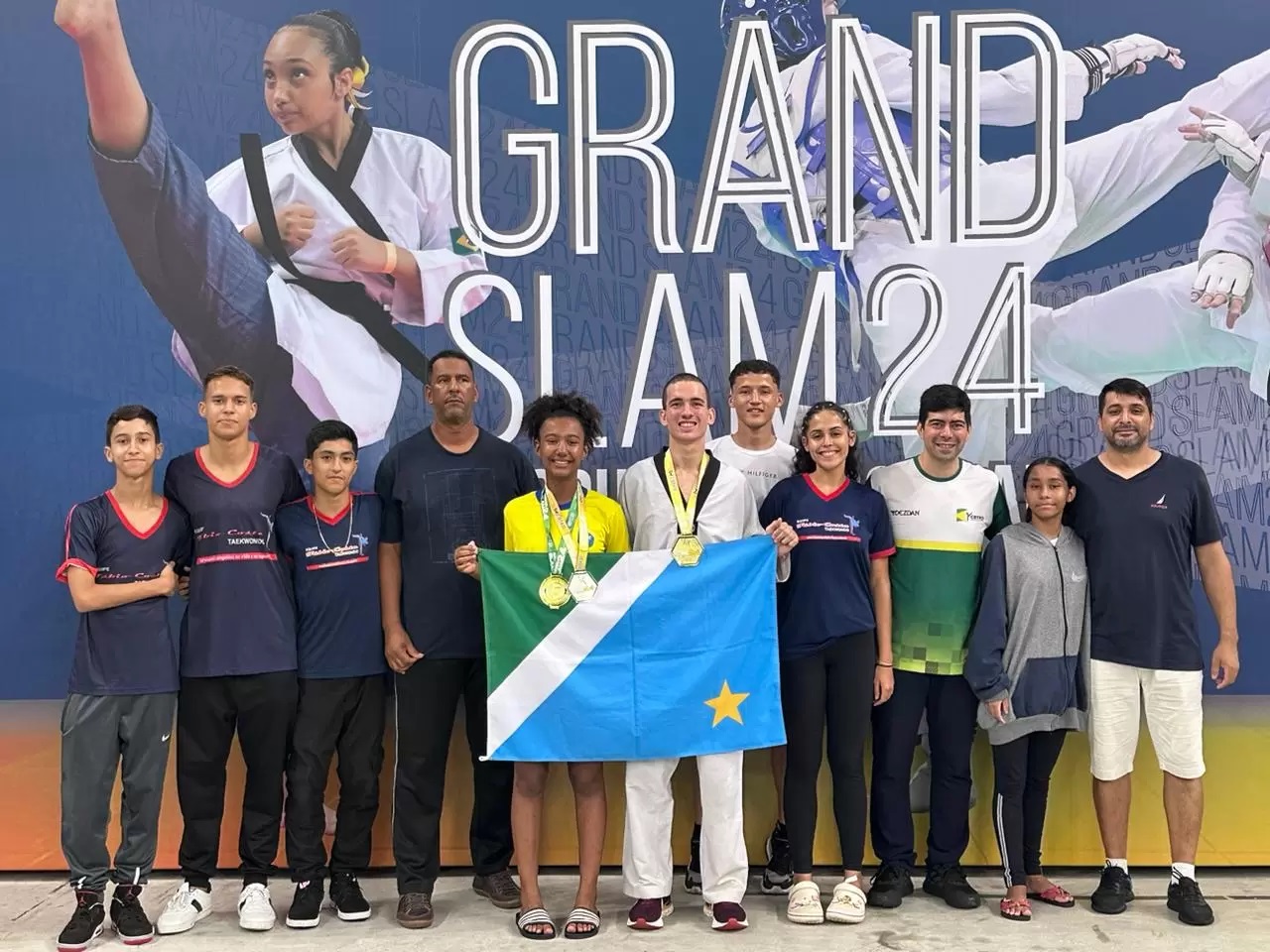 Atleta de Chapadão do Sul brilha no Grand Slam de Taekwondo no RJ