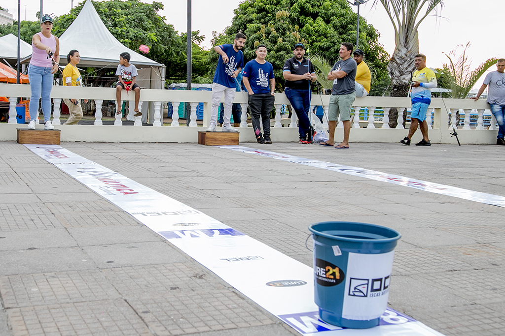 Campeonato de Arremesso foi atração do Festival de Pesca Esportiva