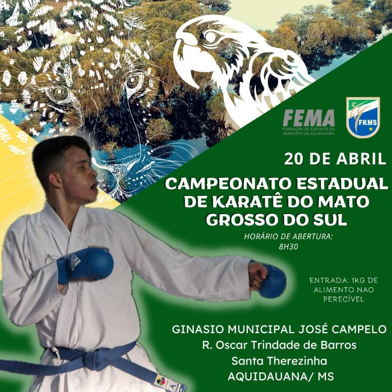 Aquidauana vai sediar etapa do Campeonato Estadual de Karatê
