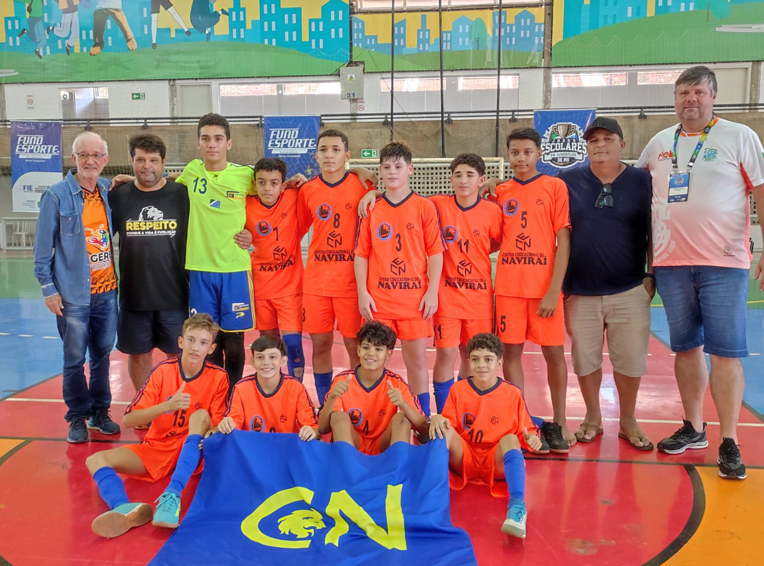 Futsal e basquete de Naviraí disputaram os Jogos Escolares de MS