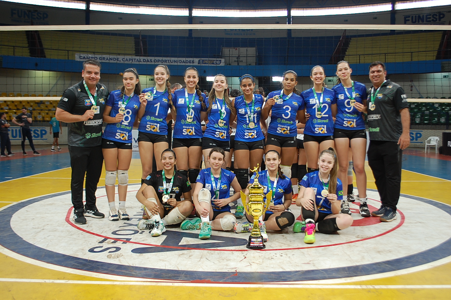 Definidos os campeões da XIII Copa Pantanal Estadual de Vôlei