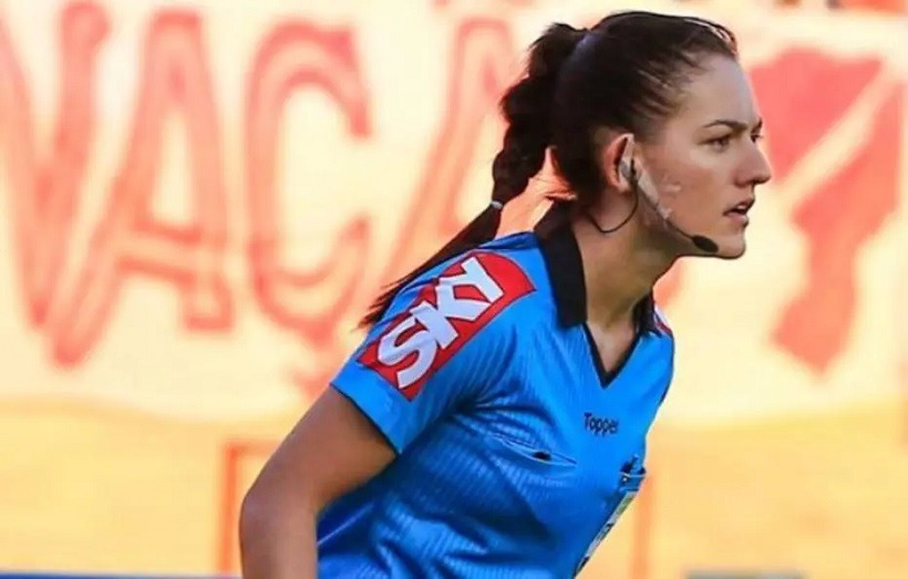 Árbitra sul-mato-grossense Daiane Muniz atua no futebol nas Olimpíadas