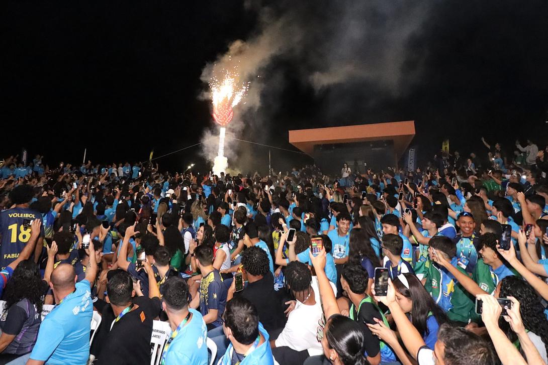 Festa no Parque das Nações Indígenas marca abertura dos Jogos da Juventude