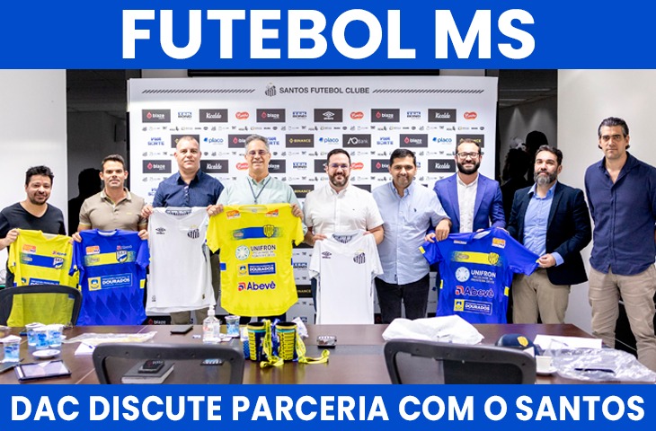 Equipe de Dourados discute projetos e parcerias com o Santos