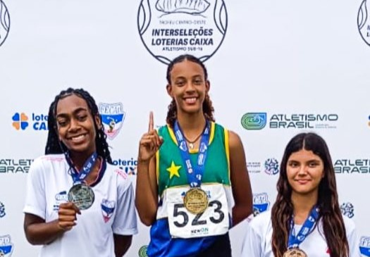 Maria Eduarda conquista dois títulos nacionais para Três Lagoas