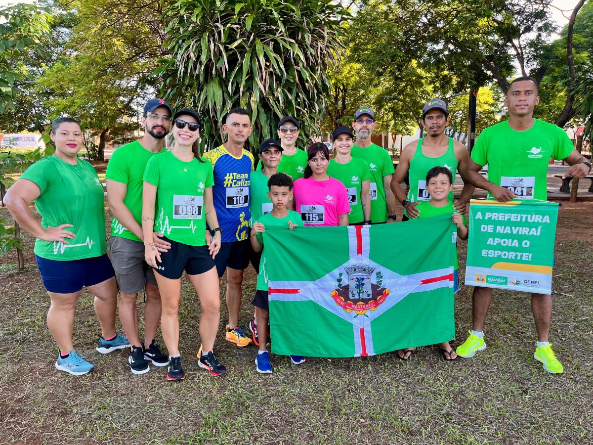 Atletas de Naviraí conquistam troféus e medalhas em corrida