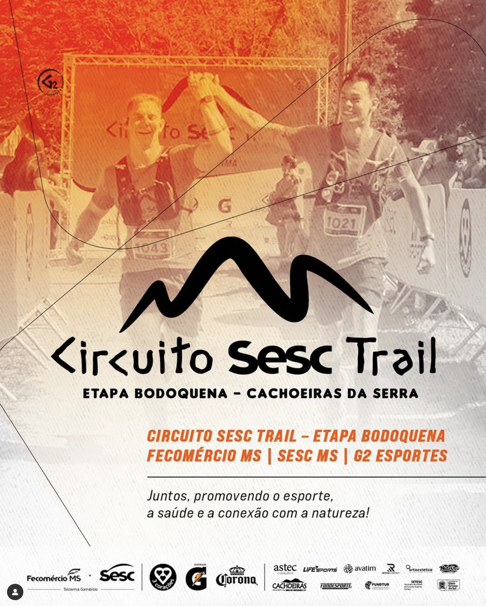 Estão abertas as inscrições para o Circuito Sesc Trail - Etapa Bodoquena