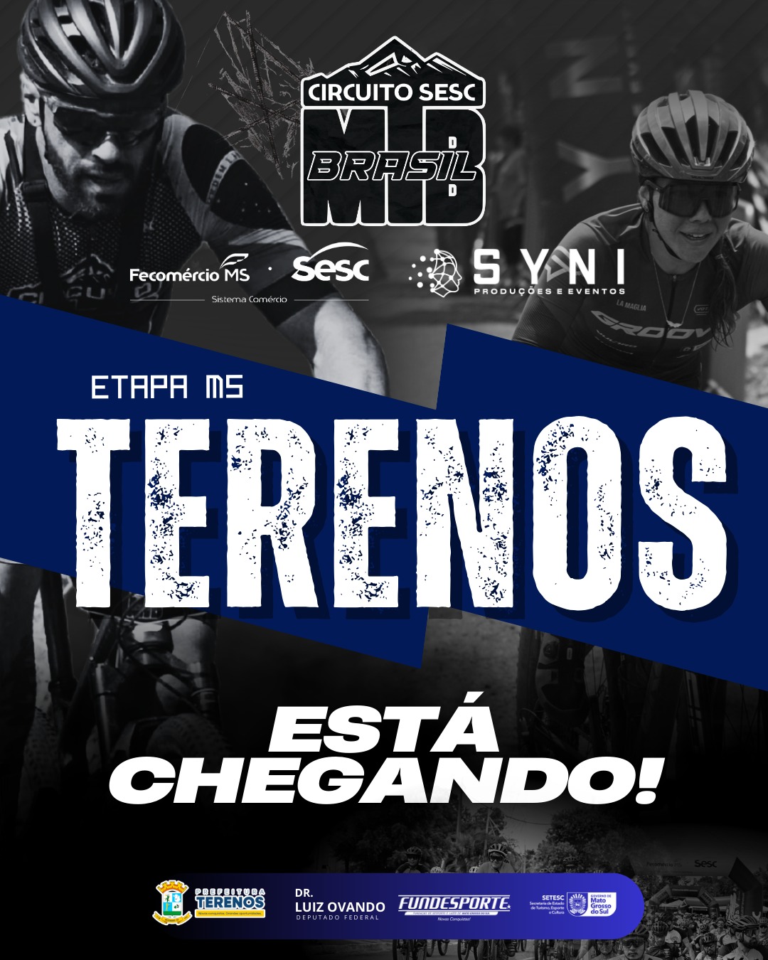 Fim de semana tem Circuito Sesc MTB em Terenos