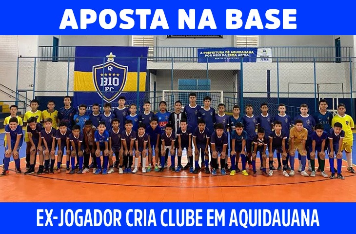Ex-jogador cria clube em Aquidauana e aposta na base para transformar vidas