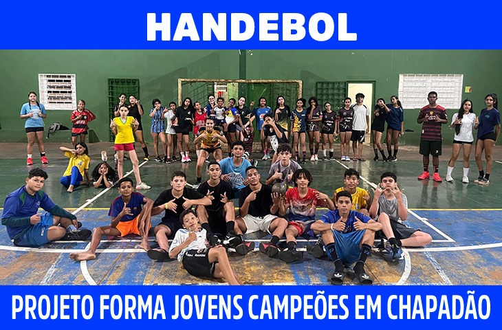 Técnico forma atletas e promove transformação social com o handebol em Chapadão do Sul