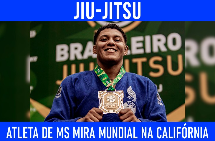 Atleta de MS busca apoio para realizar sonho de conquistar Mundial de Jiu-jitsu na Califórnia