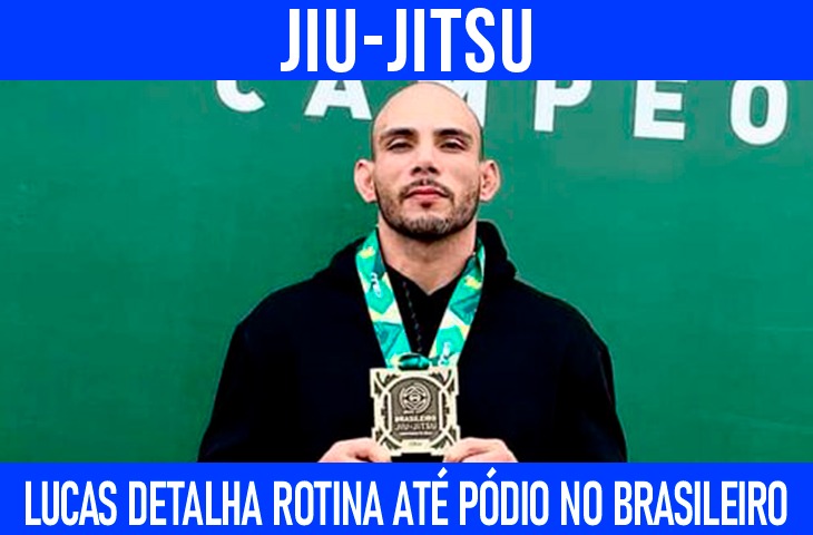 Lucas Gabriel detalha rotina até pódio no Brasileiro de Jiu-Jitsu