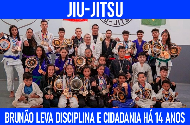 Brunão leva disciplina e cidadania a jovens há 14 anos
