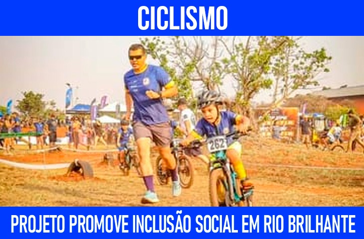 Projeto promove inclusão social e hábitos saudáveis por meio do ciclismo em Rio Brilhante