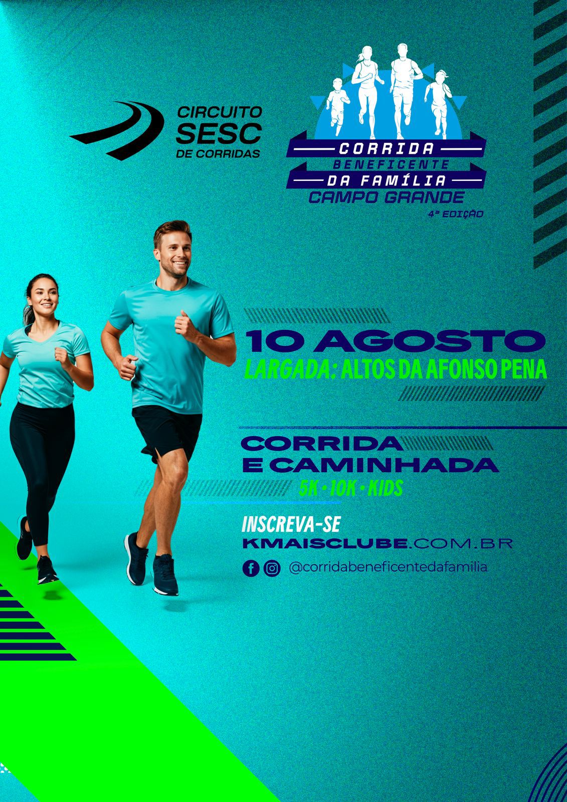 Circuito Sesc de Corridas – etapa Corrida Beneficente da Família está com inscrições abertas