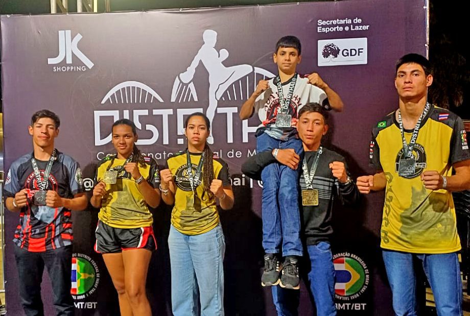 Equipe Lycans Club conquista seis medalhas no campeonato estadual de Muay Thai