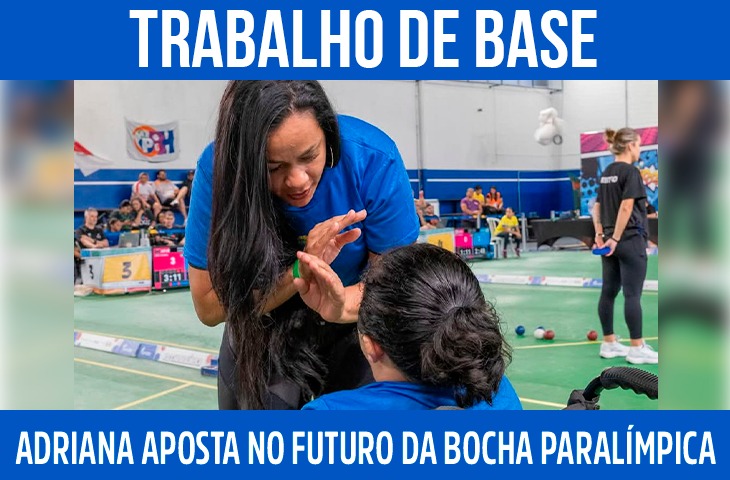 Trabalhar com a base e mirar Los Angeles 2028: técnica Adriana Bringel aposta no futuro da bocha paralímpica em MS