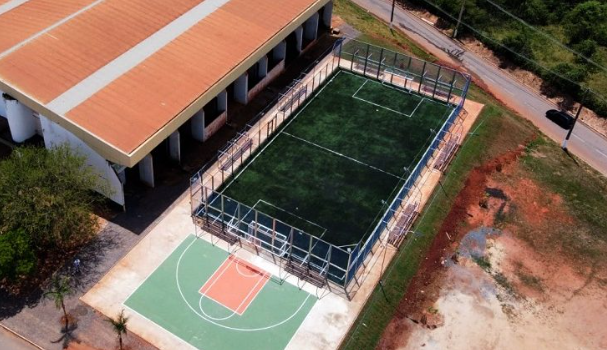 Nioaque comemora 173 anos com inauguração de arena esportiva do MS Bom de Bola