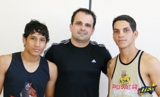 Luan e Felipe, atletas de São Gabriel que irão à Bolívia.