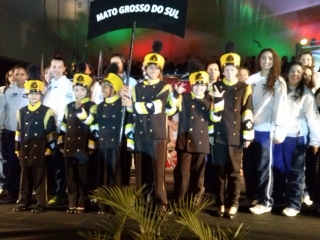 Cerimônia de abertura contou com 8 estados brasileiros