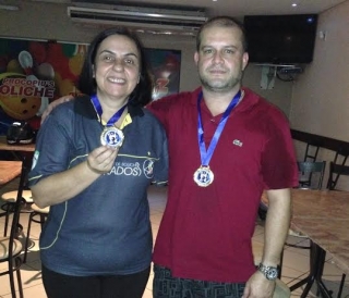 Ana Cristina e Helio foram os campeões do torneio