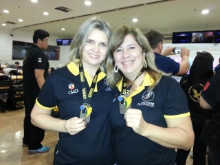 Janete Radai e Solange Liebich foram campeãs na fase de duplas do Brasileiro de Clubes