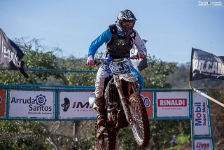 Festi terminou em quarto lugar na etapa de Morrinhos do Brasileiro de Motocross Pró na categoria MX3 (Foto: Thyago Lorentz/Amaral Racing)