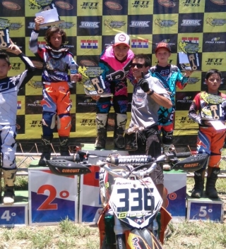 Luan Amaral venceu novamente na 65 cc (Foto: Divulgação/Amaral Racing)
