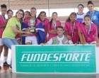 Futsal feminino de Aquidauana é vice-campeão dos Jogos Escolares