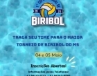 Três Lagoas sediará nos dias 04 e 05 a 1ª Copa Estadual de Biribol